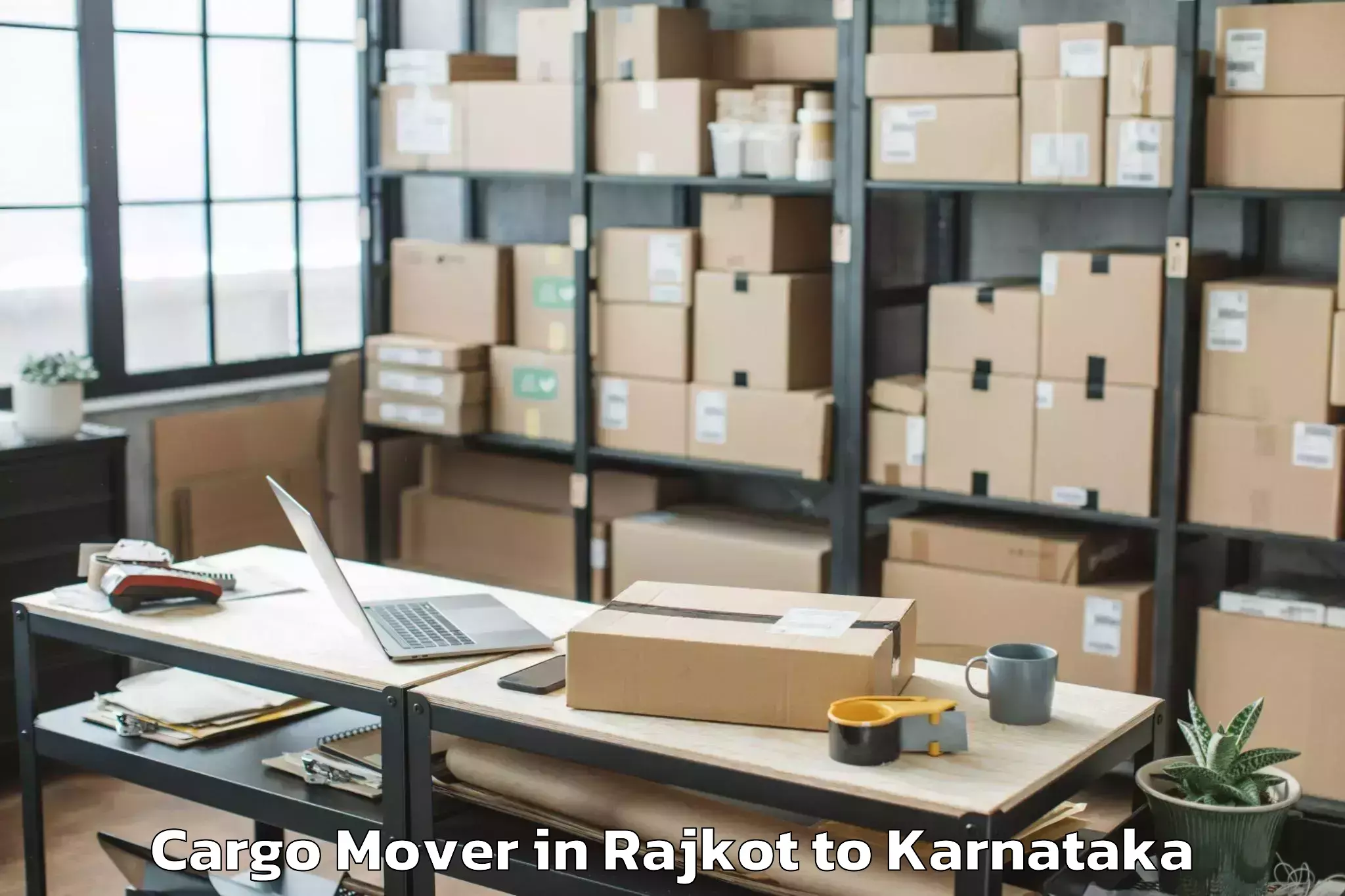 Hassle-Free Rajkot to Kampli Cargo Mover